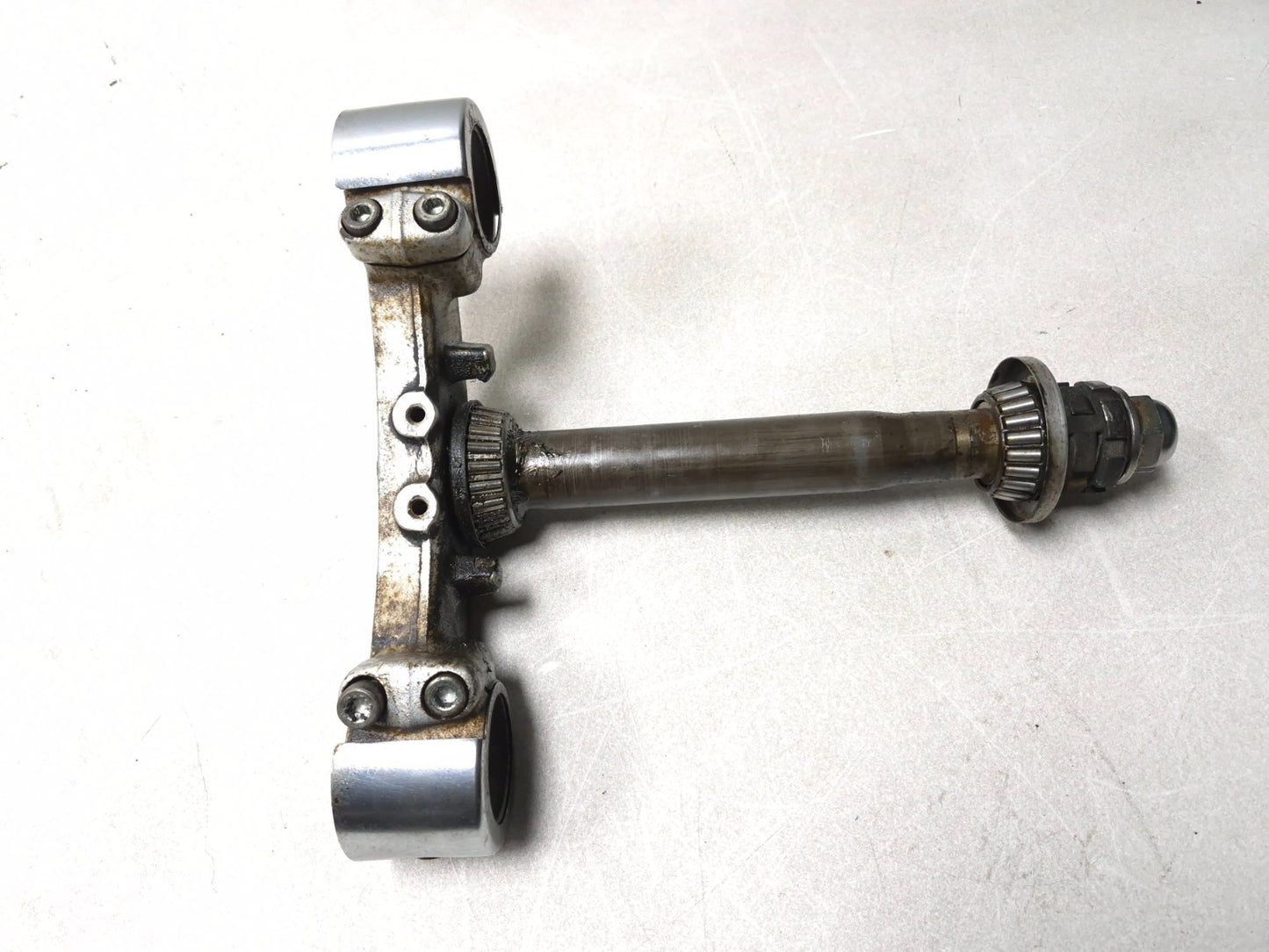 1994 Yamaha Virago Xv1100 Front Fork Clamp Lower Triple Tree OEM