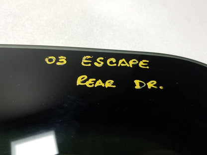 2001 - 2007 Ford Escape Window Glass Rear Quarter Driver Side Left OEM