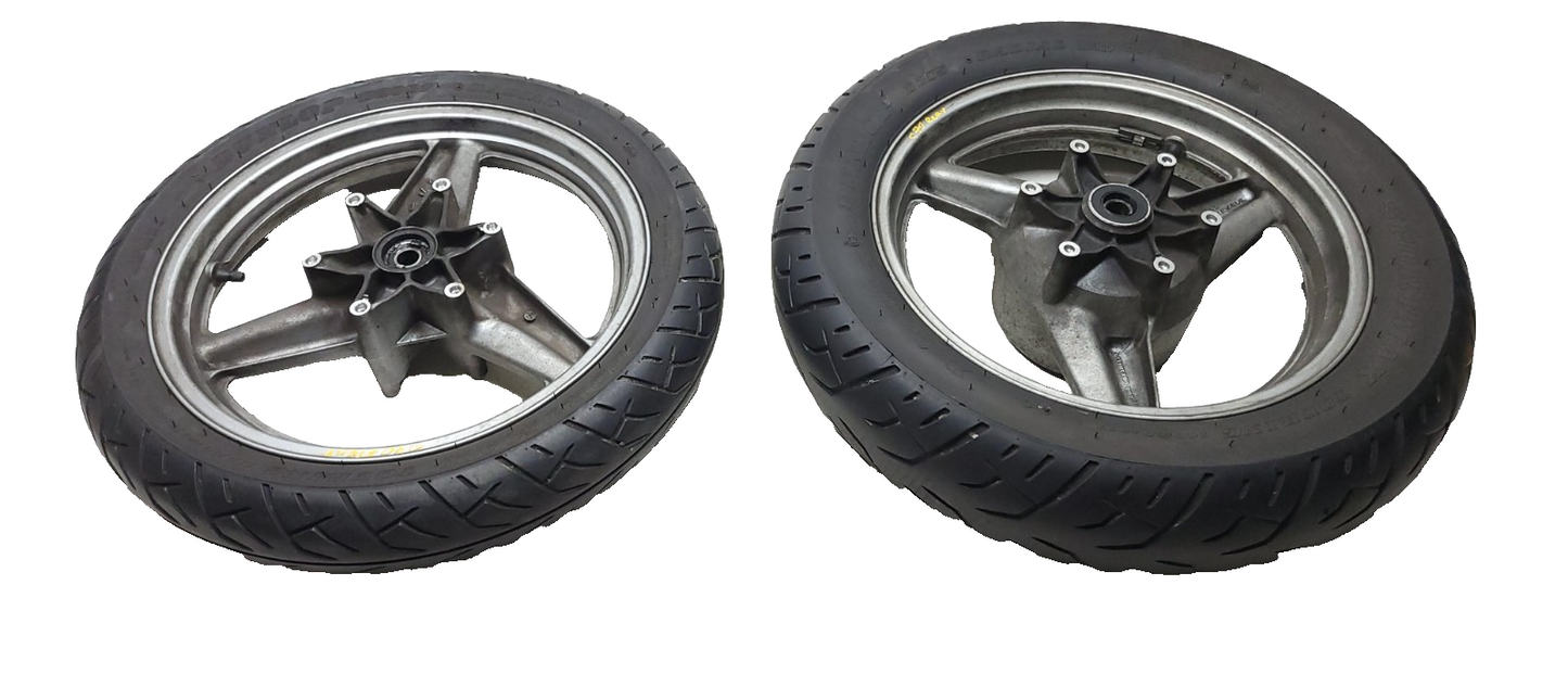 1987 1988 Honda Cbr1000f Wheel Rim & Tire Front & Rear *straight* OEM