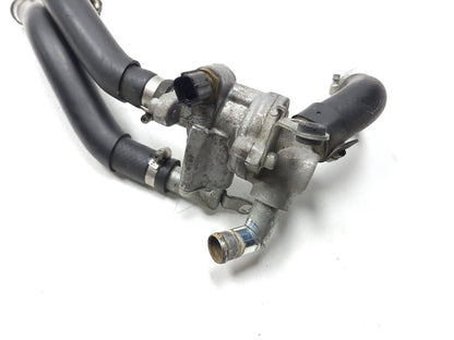 2007 Yamaha Xvs1300 V-star Engine Radiator Coolant Thermostat Housing OEM