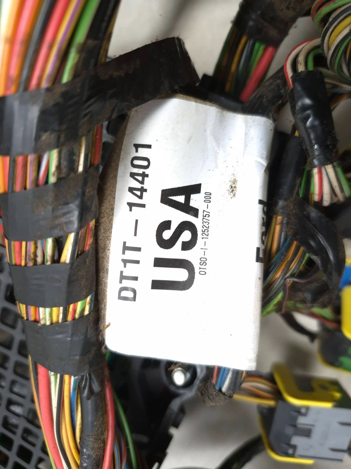 2013 Ford Transit Connect Dash Instrument Panel Wire Harness OEM