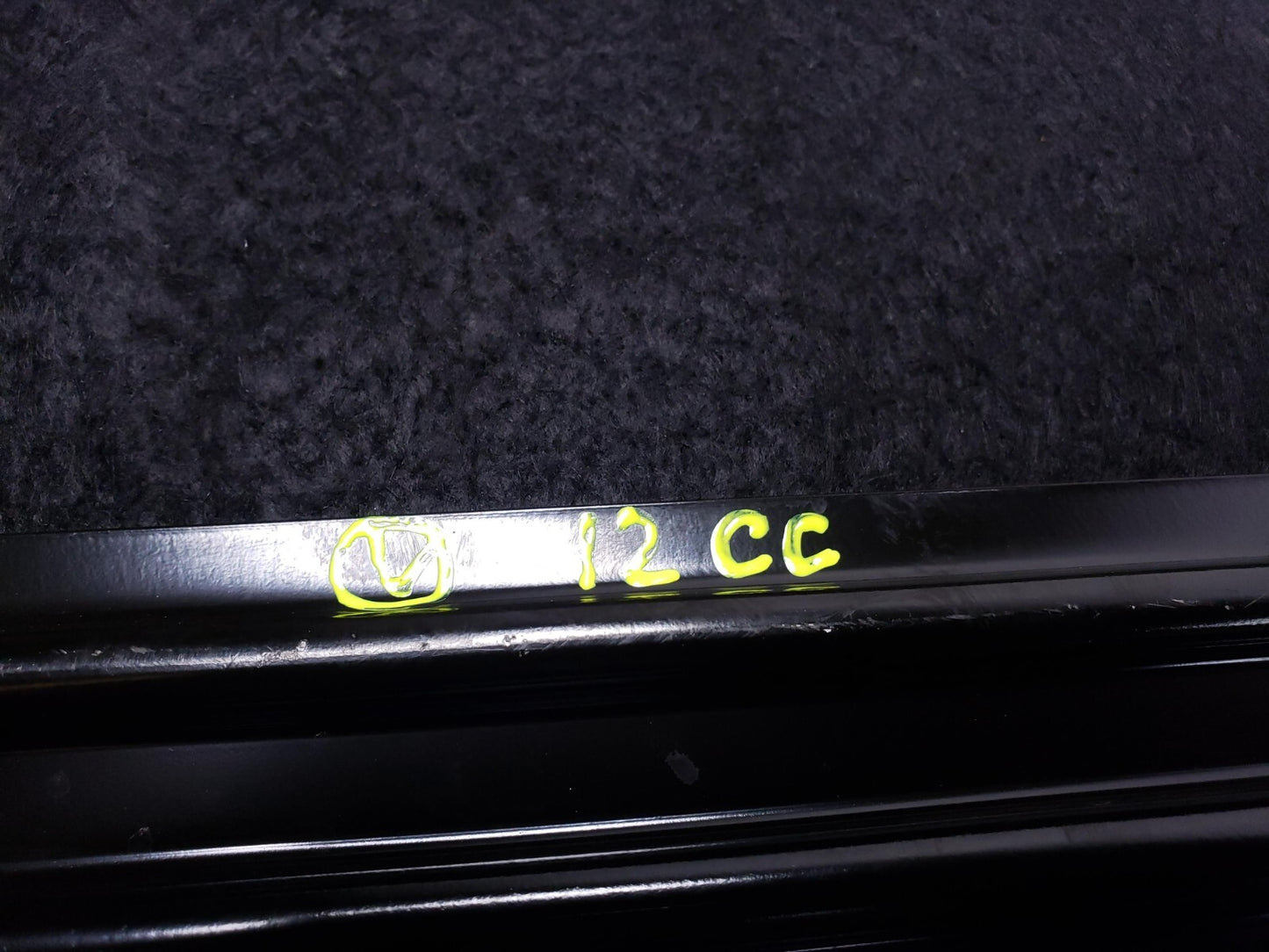 2013 Volkswagen Cc Trunk Floor Carpet Spare Tire Cover OEM