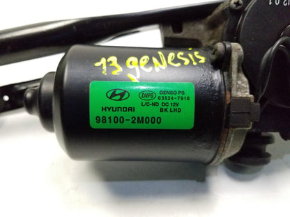 2013 Hyundai Genesis Coupe Windshield Wiper Motor & Linkage OEM