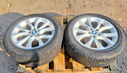 2014 BMW X5 F15 Wheel Rim 19x9j & Tire 255/50r19 Continental. 2 Wheels