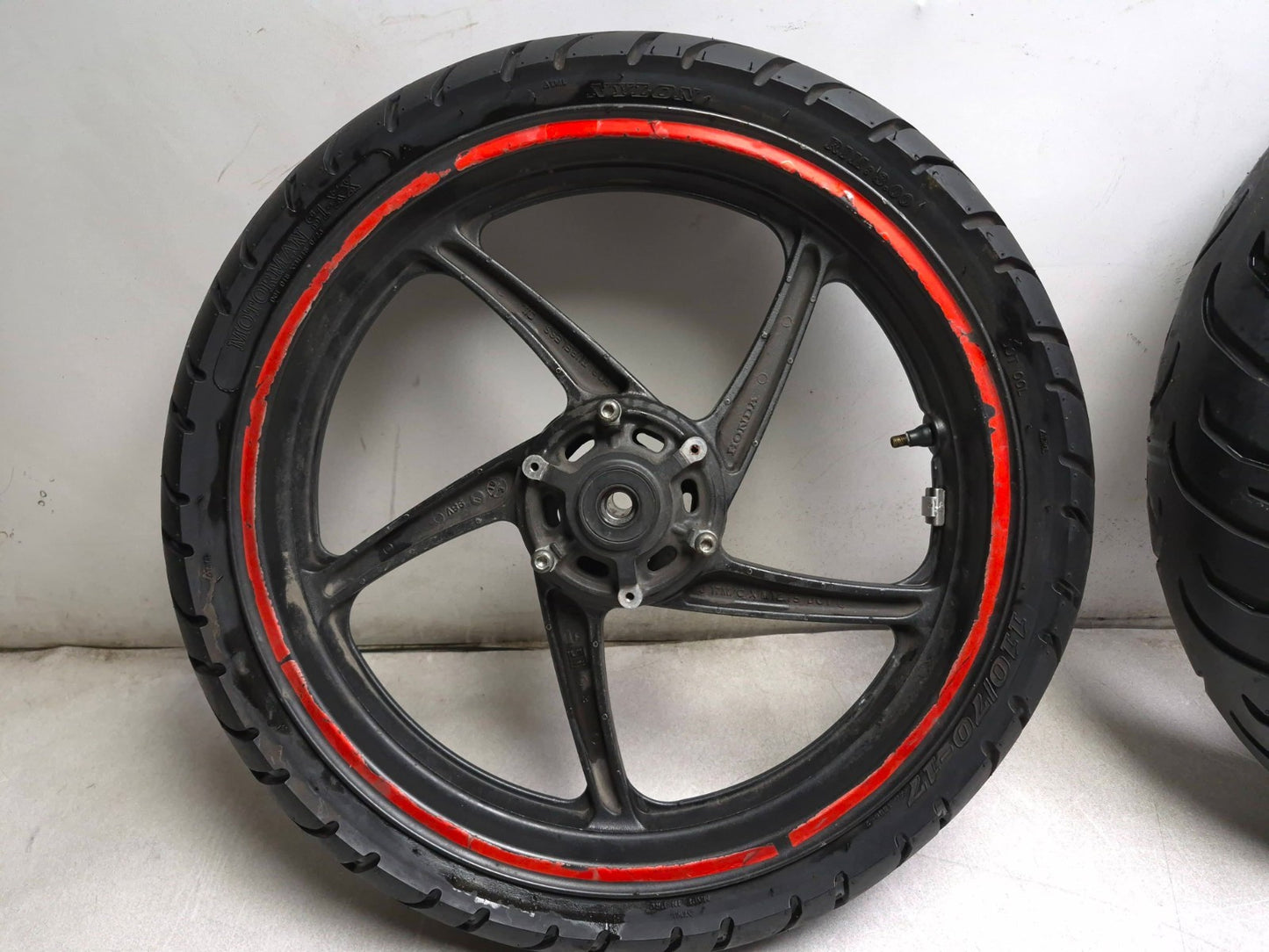 2019 Honda Cbr300r Rear & Front Wheel W/ Tire Pair R 17 OEM
