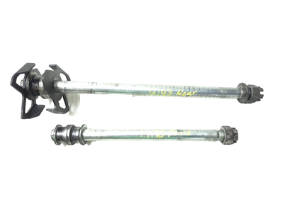 2019 Kawasaki Er400 Z400 Wheel Axle Front & Rear Pair OEM