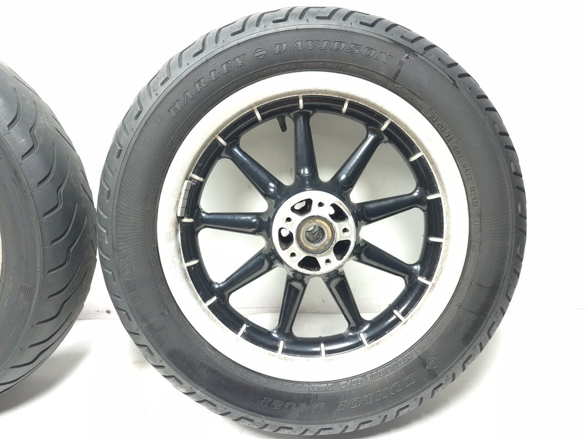 2008 Harley Touring Electra Glide Ultra Wheel Rim W/ Tire Front & Rear R16x3 OEM