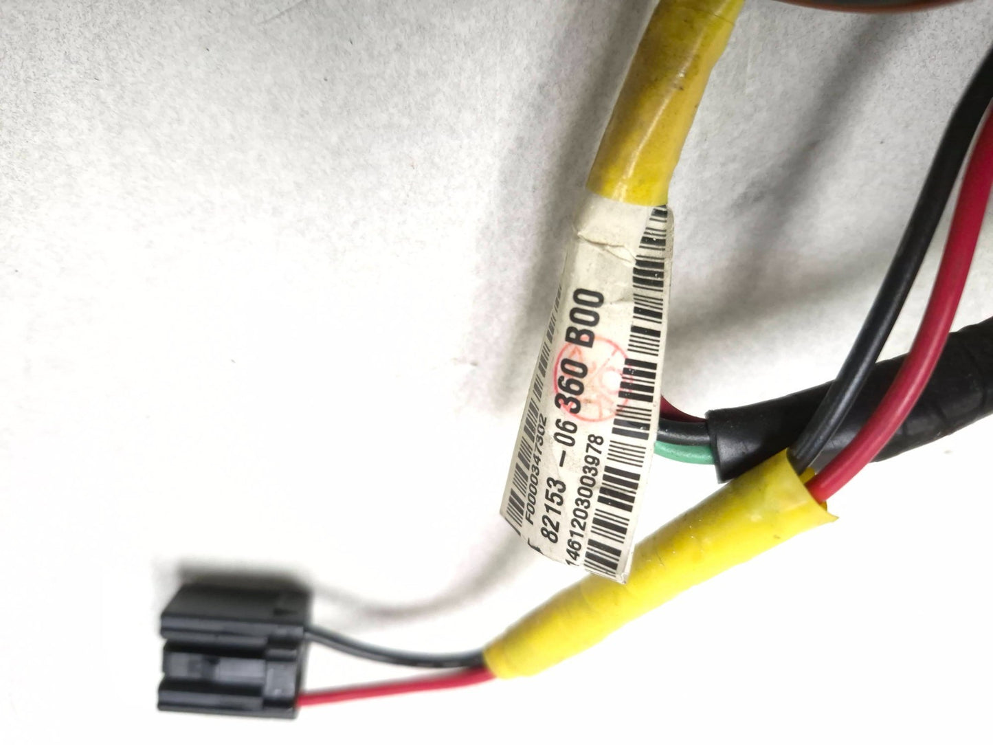 2012 Toyota Camry Door Wire Wiring Harness Rear Passenger Side Right OEM