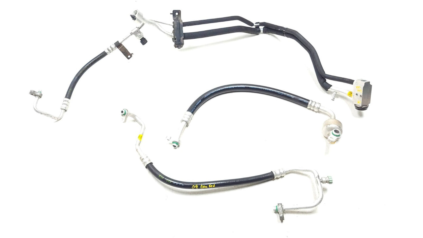 09-12 Hyundai Genesis AC Hose Pipe Line 3pcs 4.6l OEM Sedan