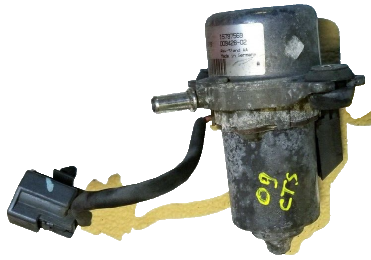 2009 Cadillac CTS Auxiliary Brake Booster Vacuum Pump OEM