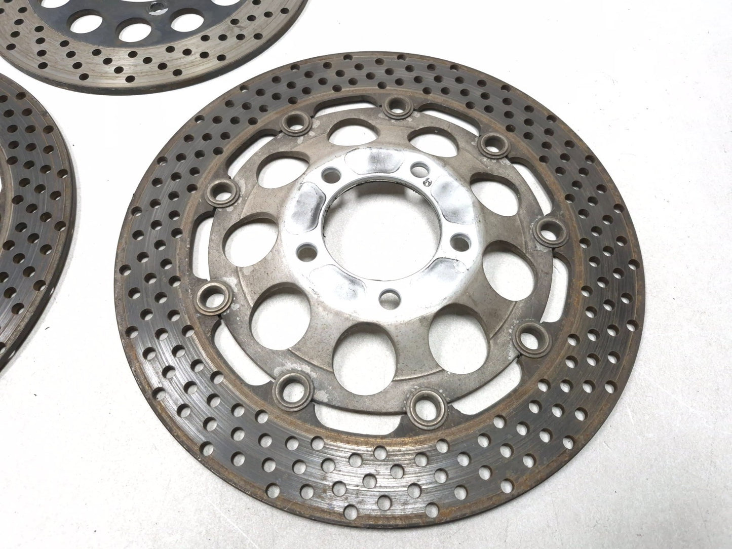 1993 Suzuki Gsx 600 Fp Katana Rear & Front Brake Disc 3 Pcs OEM