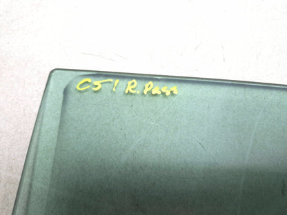 2007 Saab 9-5 Aero Rear Passenger Window Glass OEM