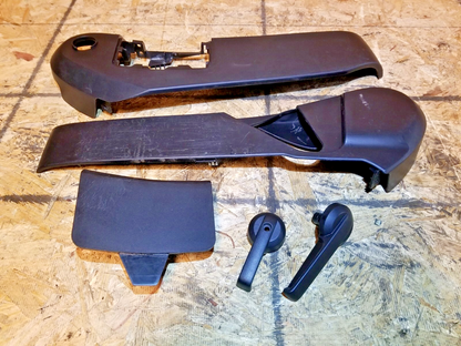 2014 Dodge Avenger Right Passenger Seat Trim Panel & Handle 5pcs OEM