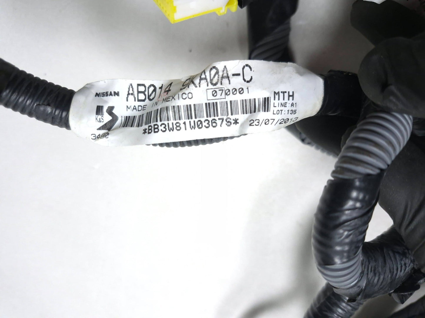 2014 Nissan Versa Interior Wire Harness OEM