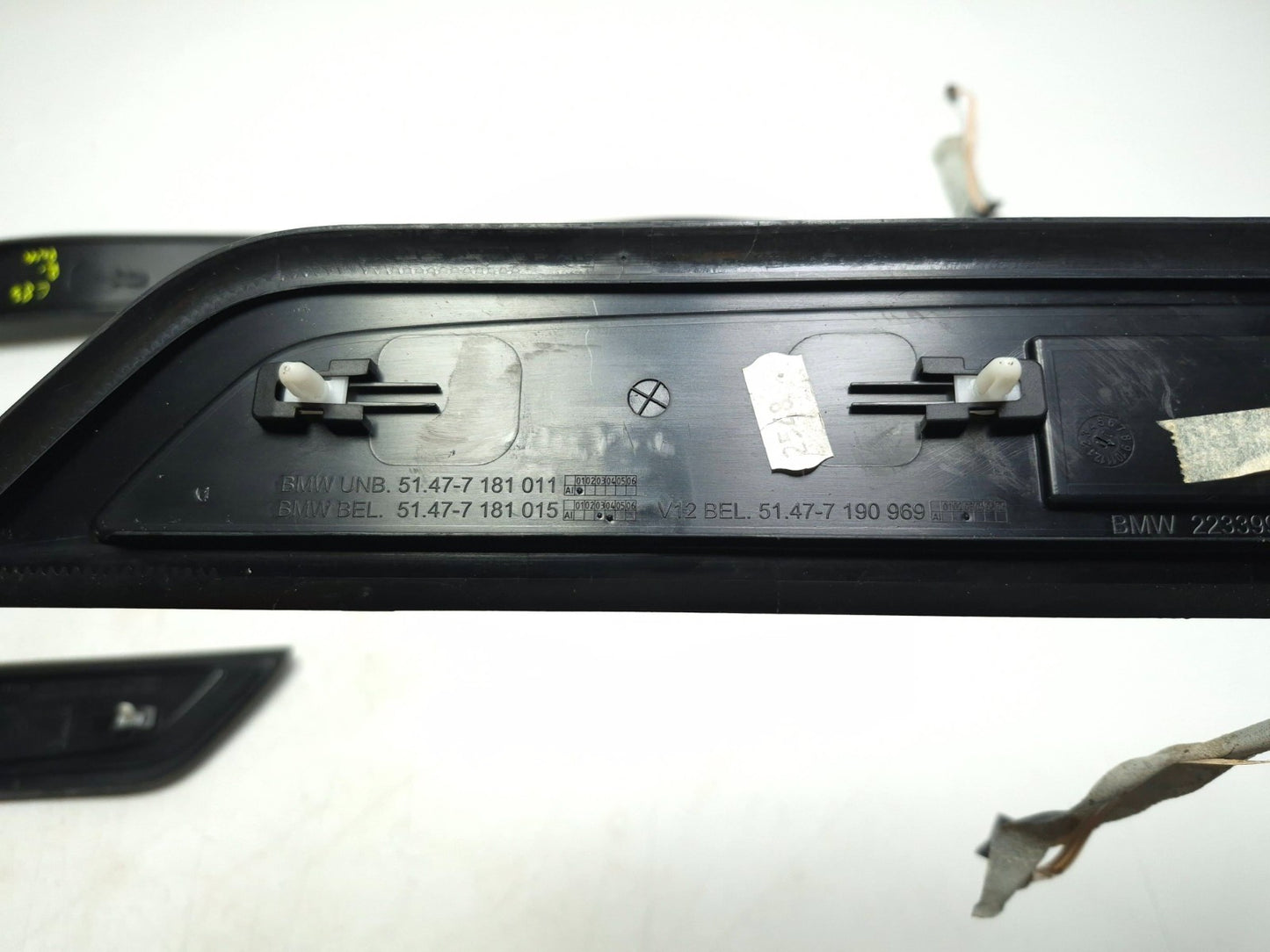 2011 BMW 750li Door Sill Scuff Plate Trim Front & Rear 4pcsoem