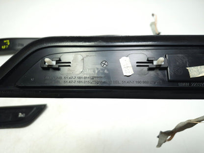 2011 BMW 750li Door Sill Scuff Plate Trim Front & Rear 4pcsoem