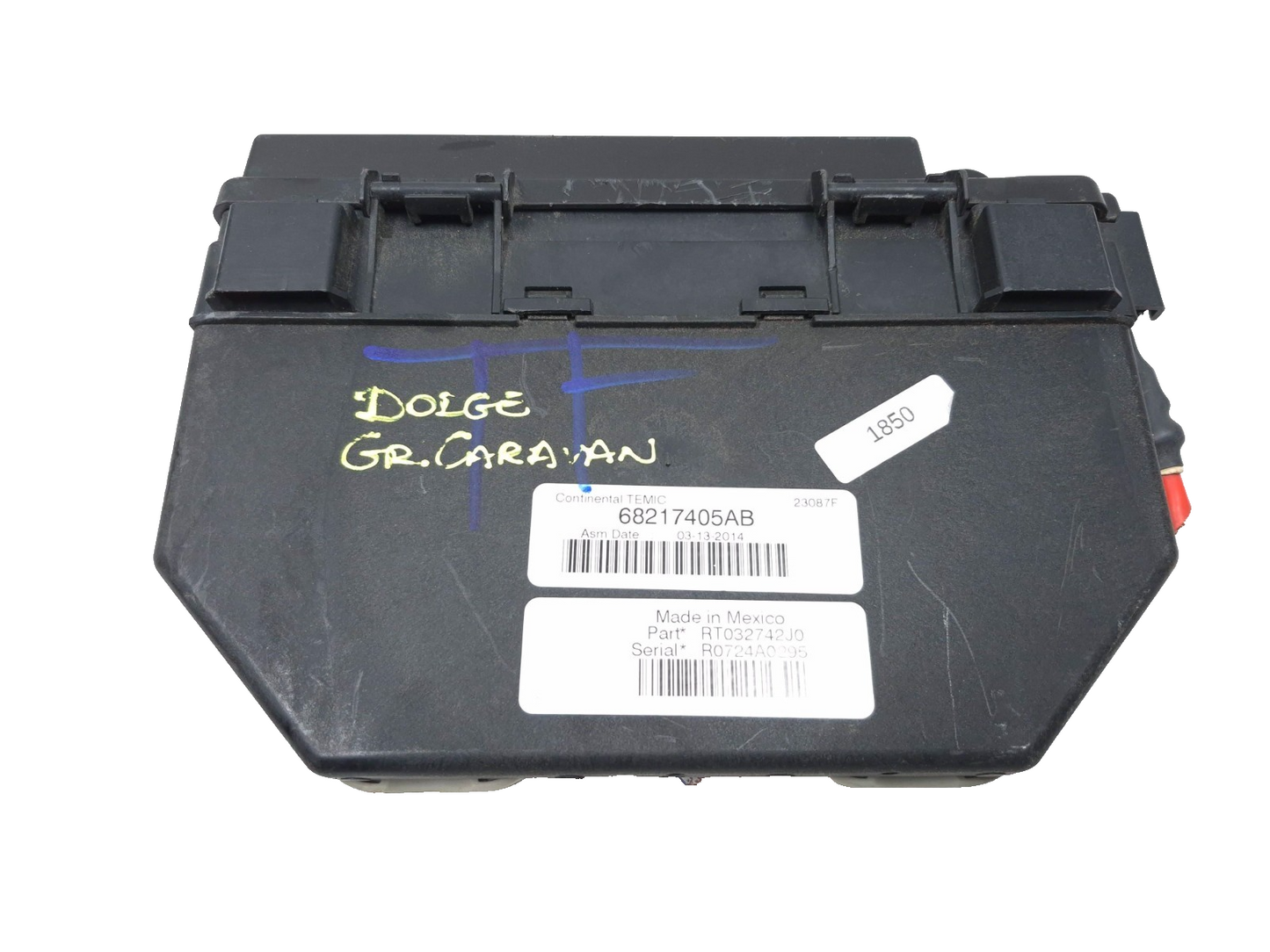 2016 Dodge Grand Caravan Fuse Box OEM
