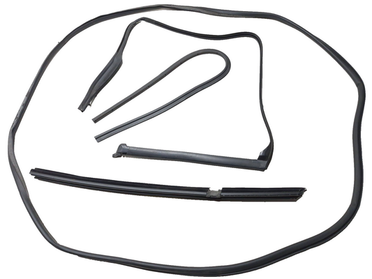 2011 BMW 535i F10 Rear Door Window Belt & Weatherstrip Seal Driver Side Left OEM