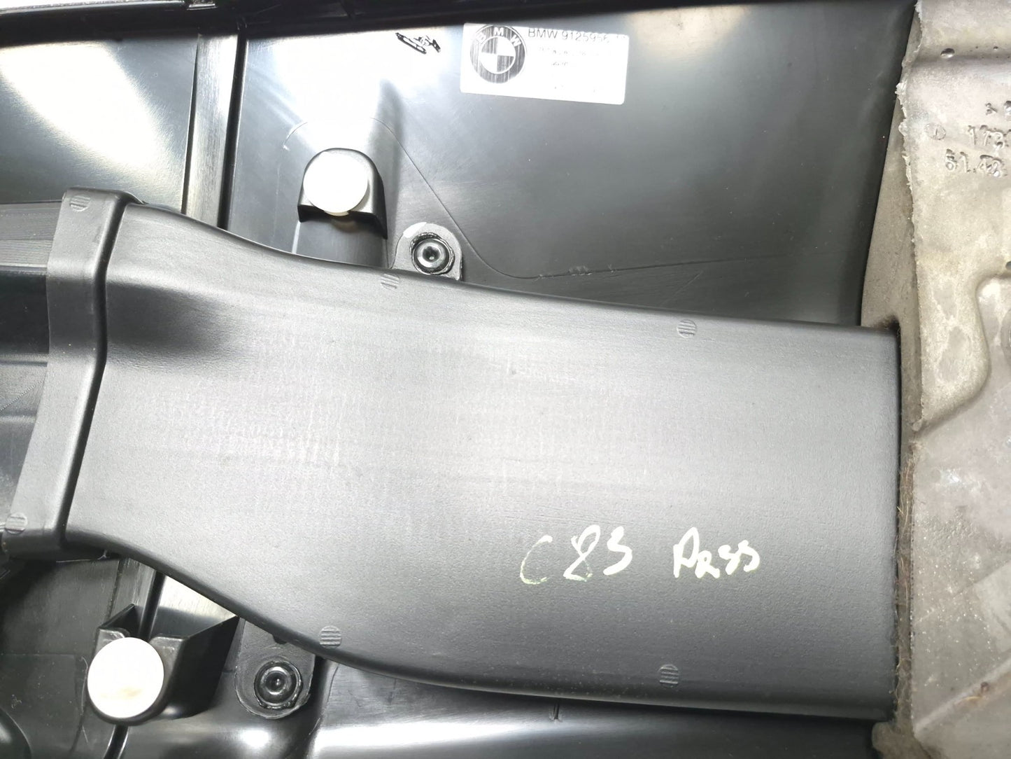 2011 BMW 750li B Pillar Trim Cover Lower Left & Right Pair OEM
