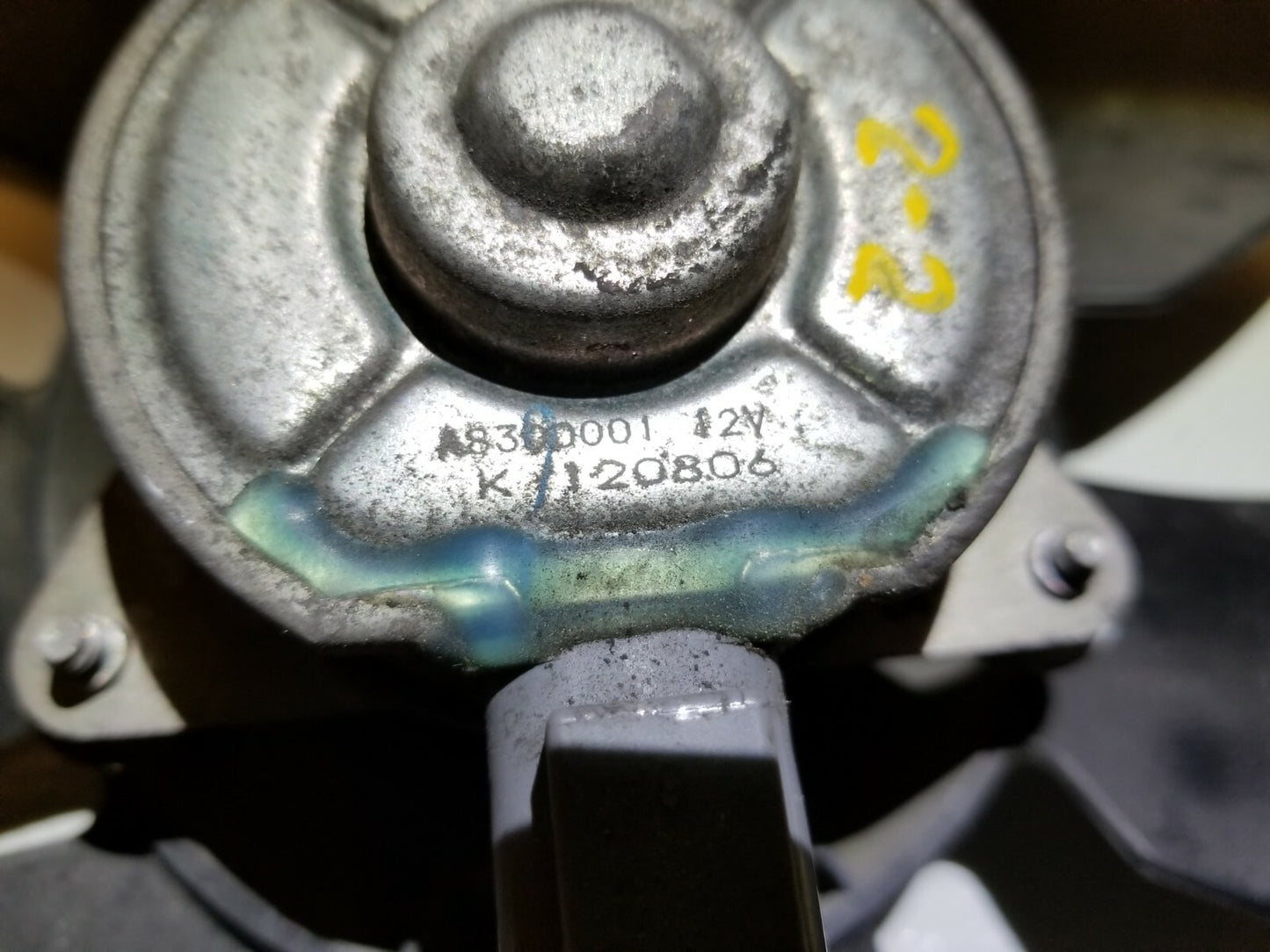 10-17 Lancer Radiator Cooling Fan Motor 2pcs OEM 56k Miles