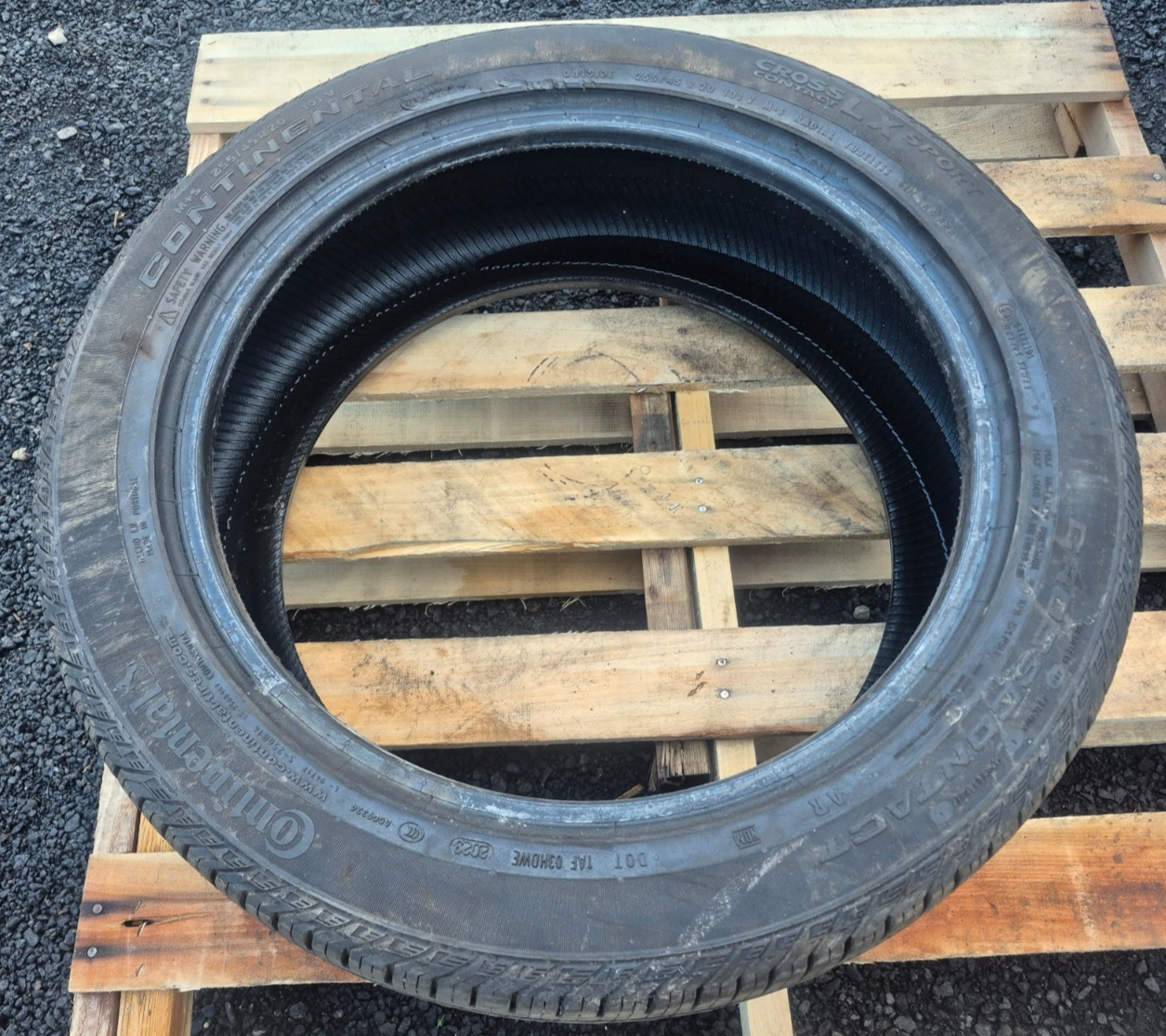 Continental Crosscontact Lx Sport 255/45 R20 101v Used Tire