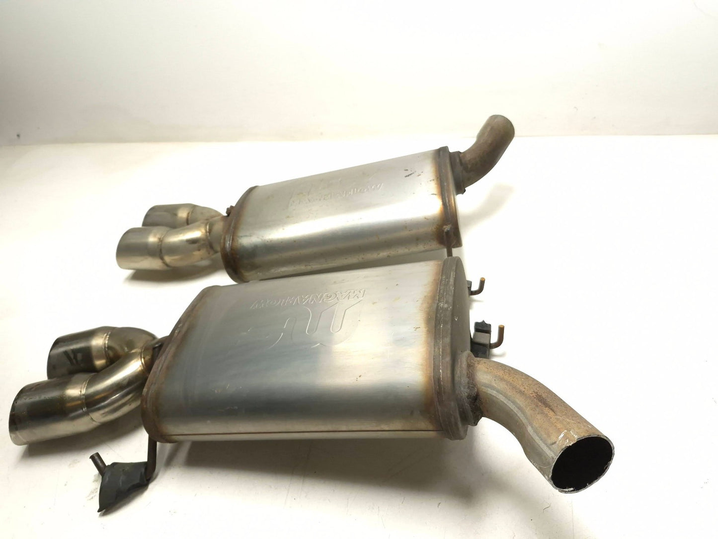 2008 Acura Tl Type-s Exhaust Muffler Dual Tail Baffle Pipe OEM