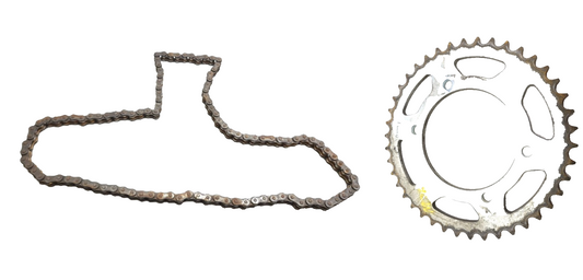 2014 Kawasaki Ninja 300 Ex300a Drive Chain & Rear Sprocket Pair OEM