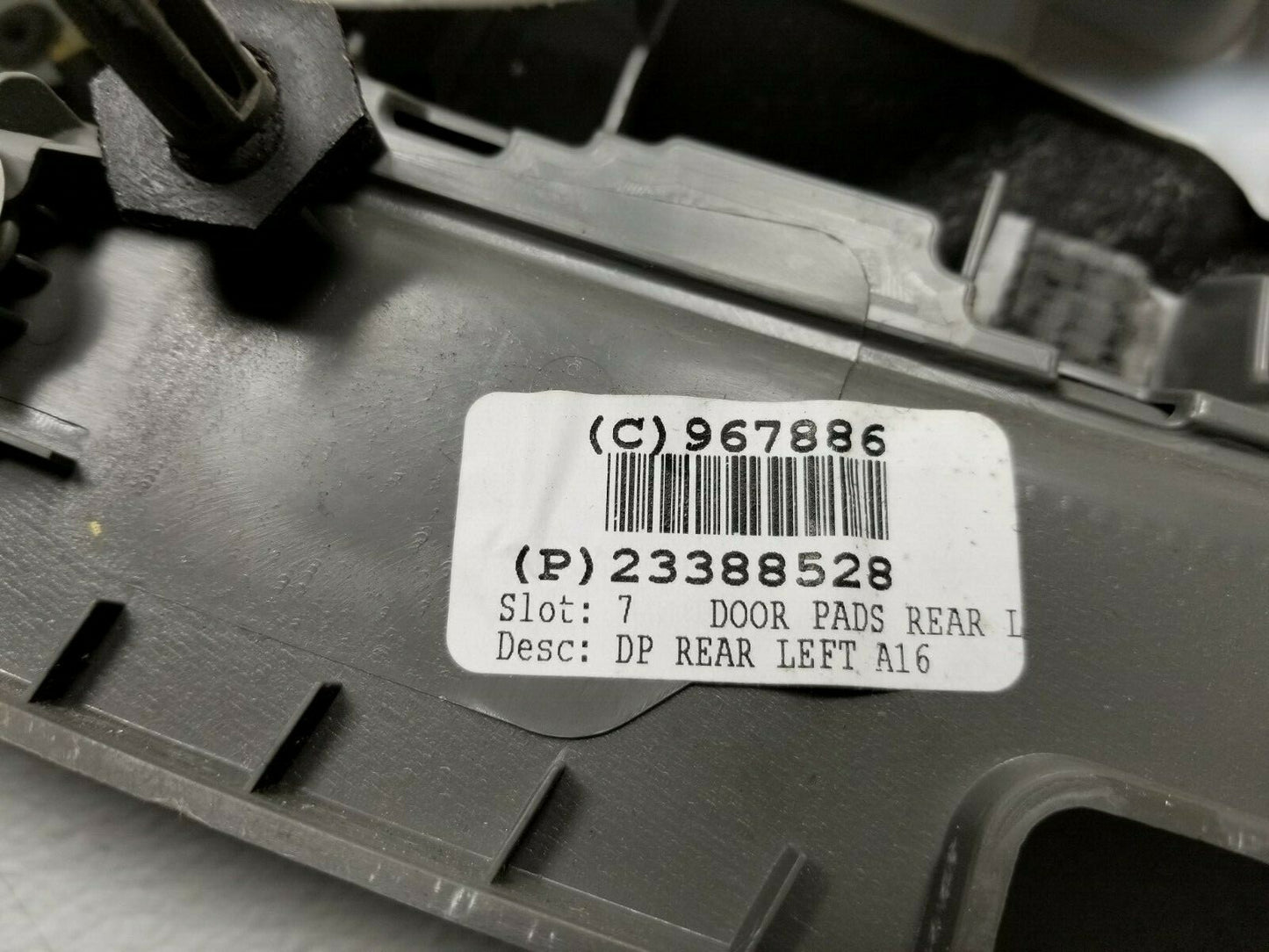 2016 Chevrolet Impala Rear Driver Door Panel OEM