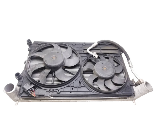 2010 - 2014 VW Golf GTI Front Radiator Dual Fan Motor Assembly OEM