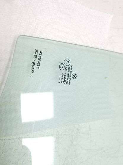 2010 - 2014 VW Golf GTI Door Window Glass Rear Passenger Side Right  OEM
