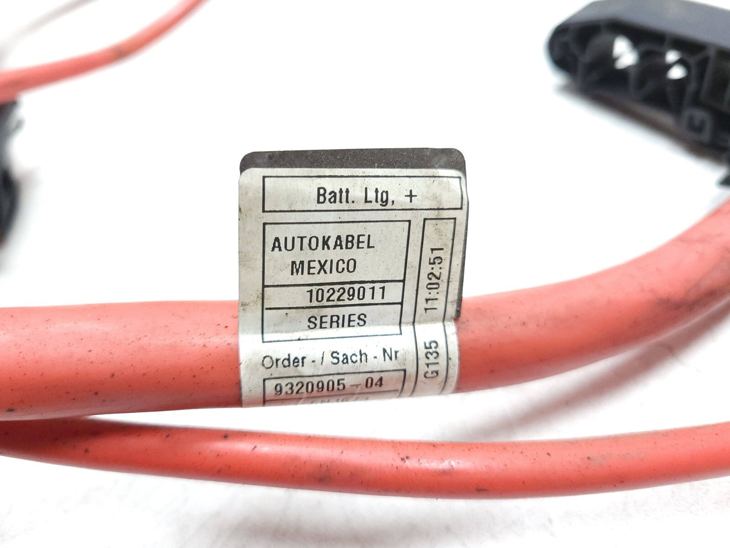 2014 BMW F15 X5 X6 Under Floor Positive Battery Cable Wire Harness OEM
