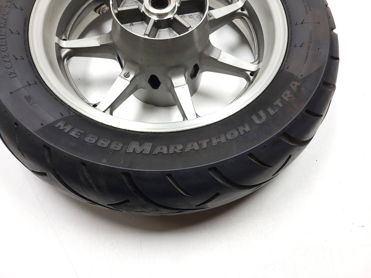 2007 Yamaha Xvs 1300 V-star Rear Back Wheel Rim & Tire OEM