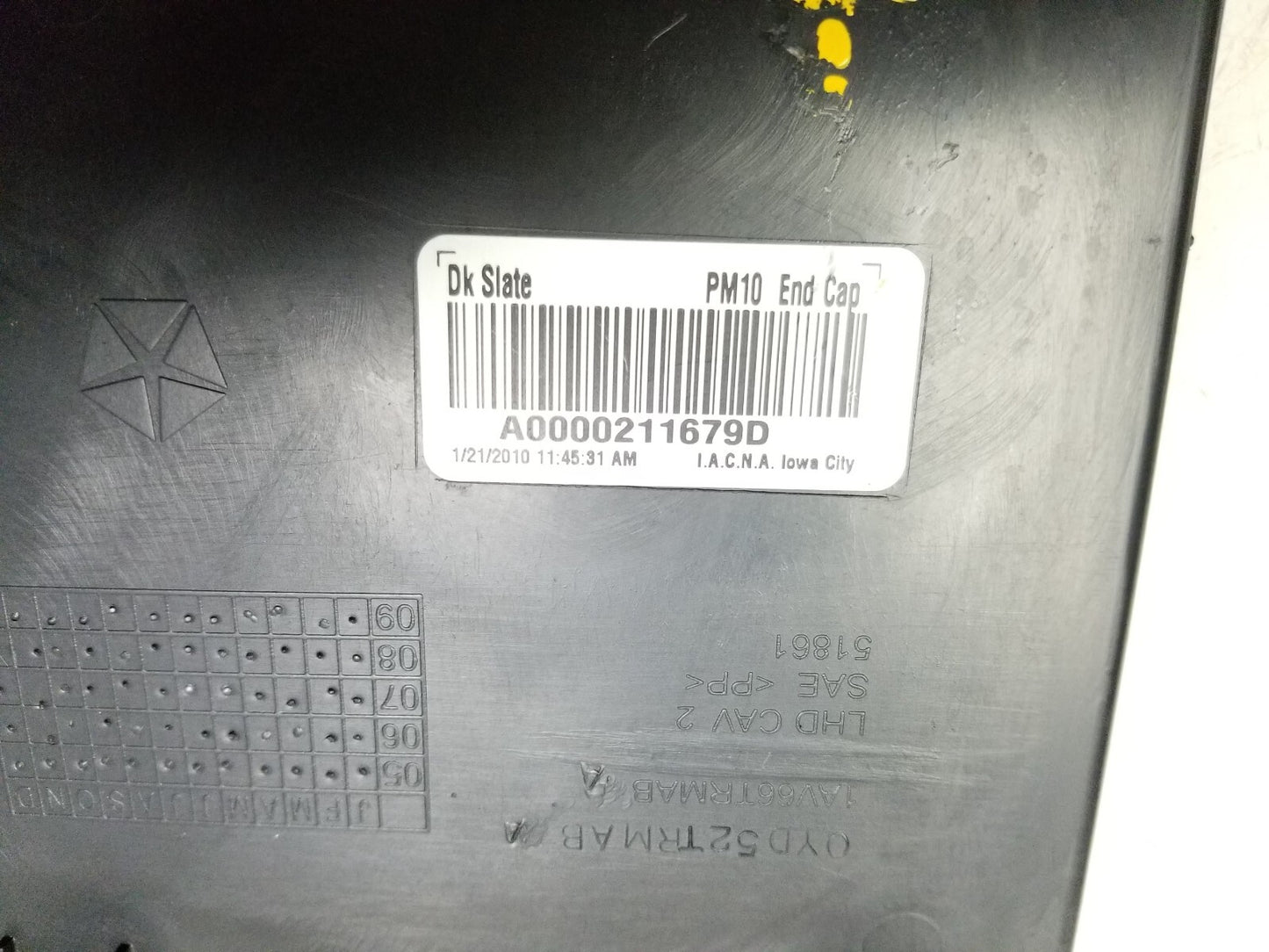 2007-2012 Dodge Caliber Dash End Cap Cover Trim Left & Right OEM