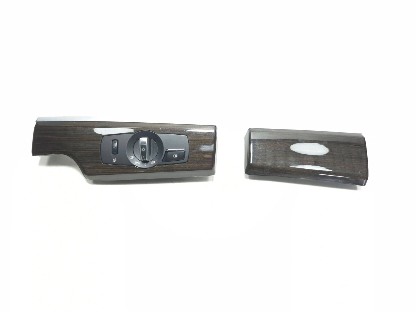 2011 BMW 750li Dashboard Headlight Switch W/ Bezel Trim Pair OEM