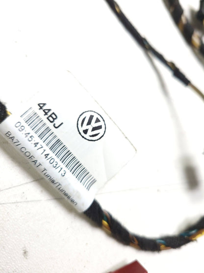 2013 VW Golf GTI Door Wire Wiring Harness Rear Passenger Side Right OEM
