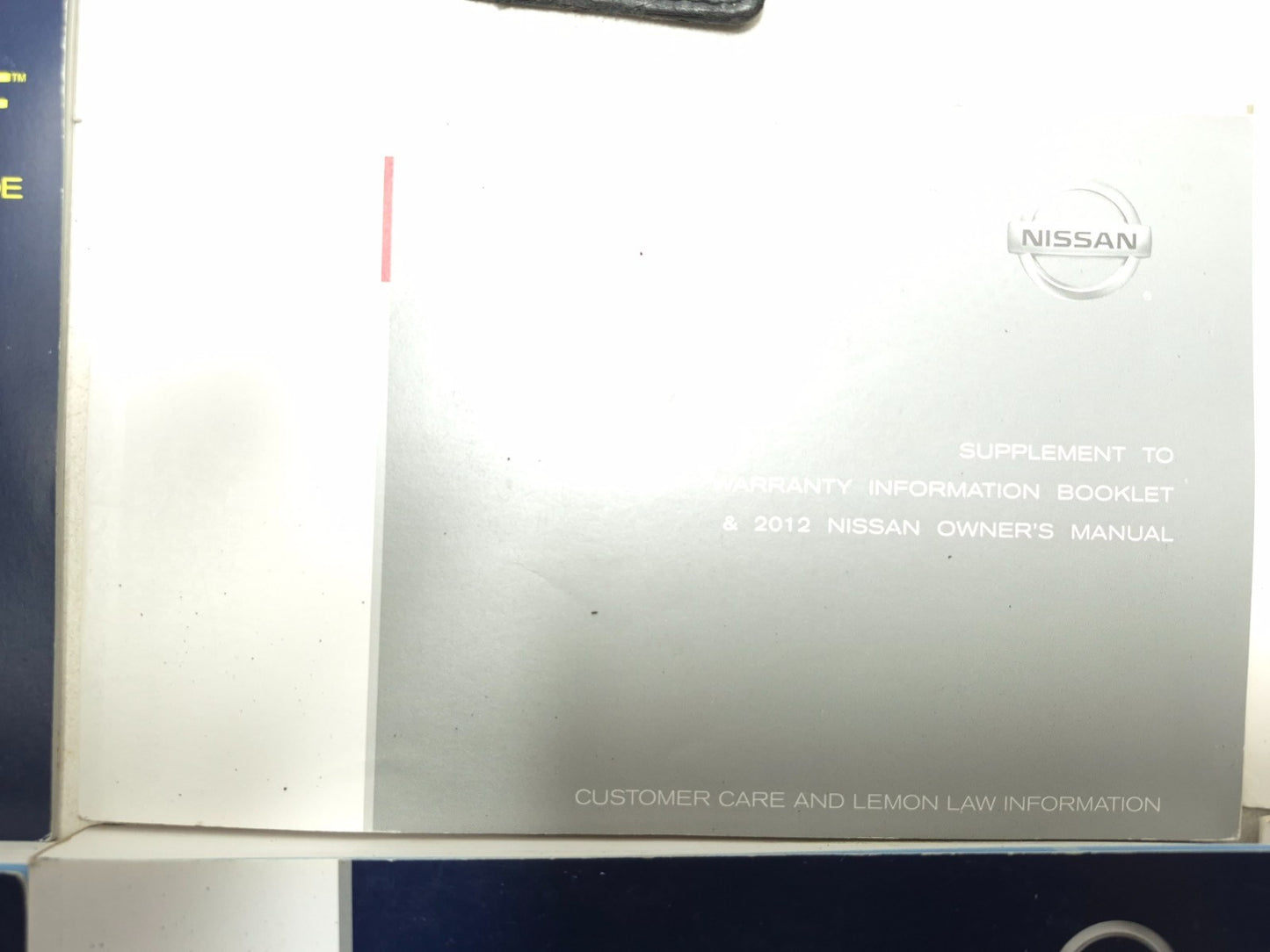 2012 Nissan Leaf Owner's Manual Set W/ Case OEM