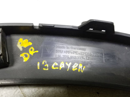 2013 Porsche Cayenne Front Arch Fender Flare Molding Driver Side Left OEM