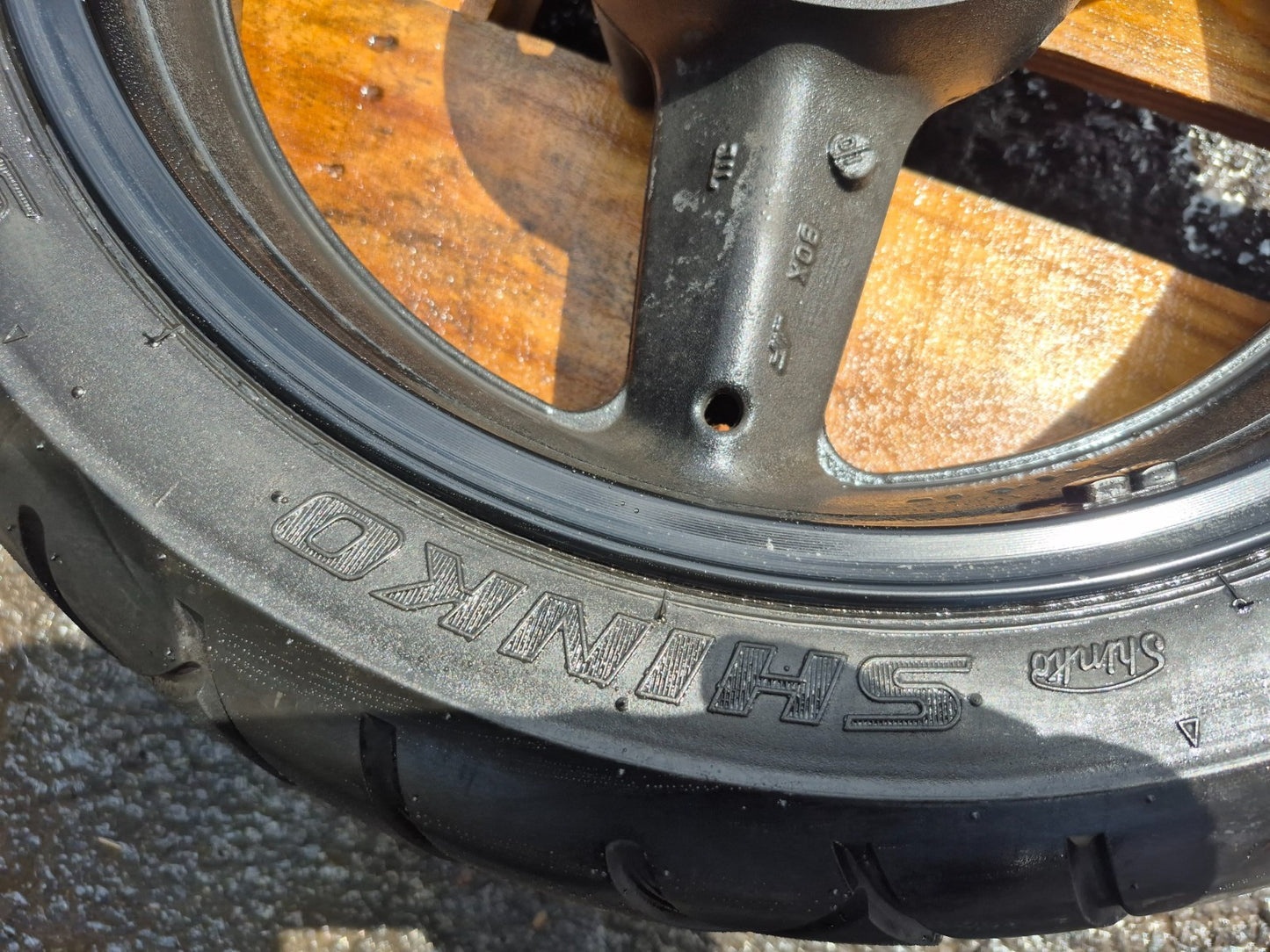 2015 Suzuki Gw250 Inazuma Wheel Rim W/tire Front & Rear Pair OEM
