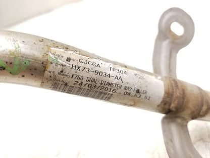 2017 Jaguar Xe Fuel Gas Tank Filler Neck Hose Tube Pipe OEM