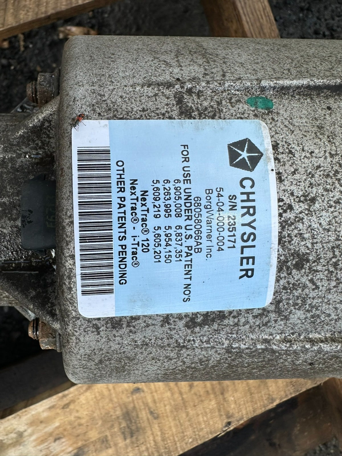 2017 Dodge Journey Rear Differential Carrier 3.6l OEM
