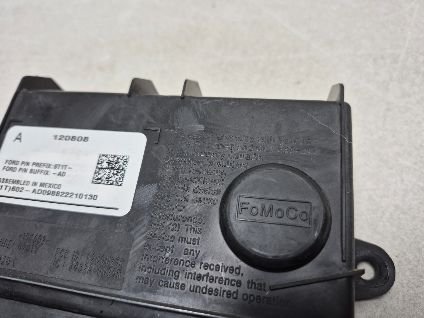 2013 Ford Transit Connect Tpms Tire Pressure Control Module   OEM