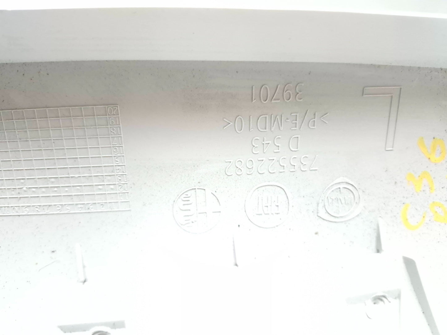 2014 Fiat 500l C Pillar Panel Cover Trim Left & Right Pair OEM