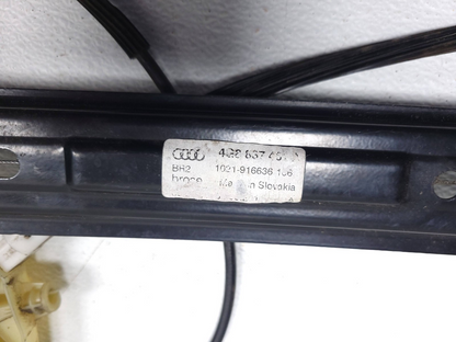 2012 Audi A7 Front Left Driver Side Window Regulator OEM