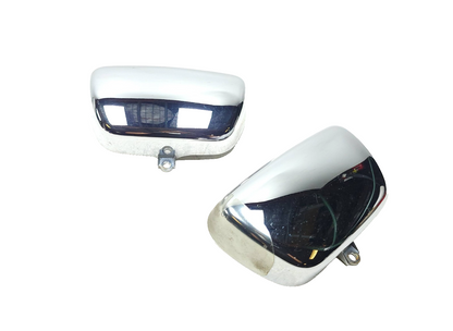 2002 Honda Magna Vf 750c Left & Right Carburetor Side Cover Pair OEM