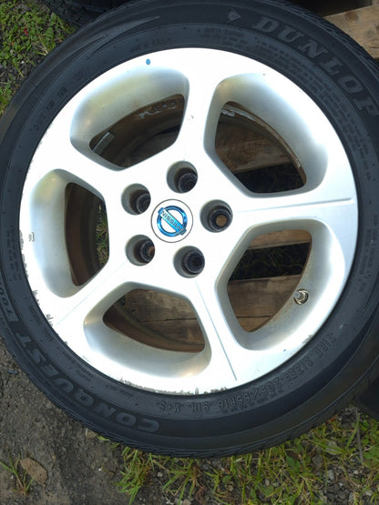 2012 Nissan Leaf Wheel Rim W/ Tire 205/55 R16x6.5j 7.3/32 4 Pcs OEM