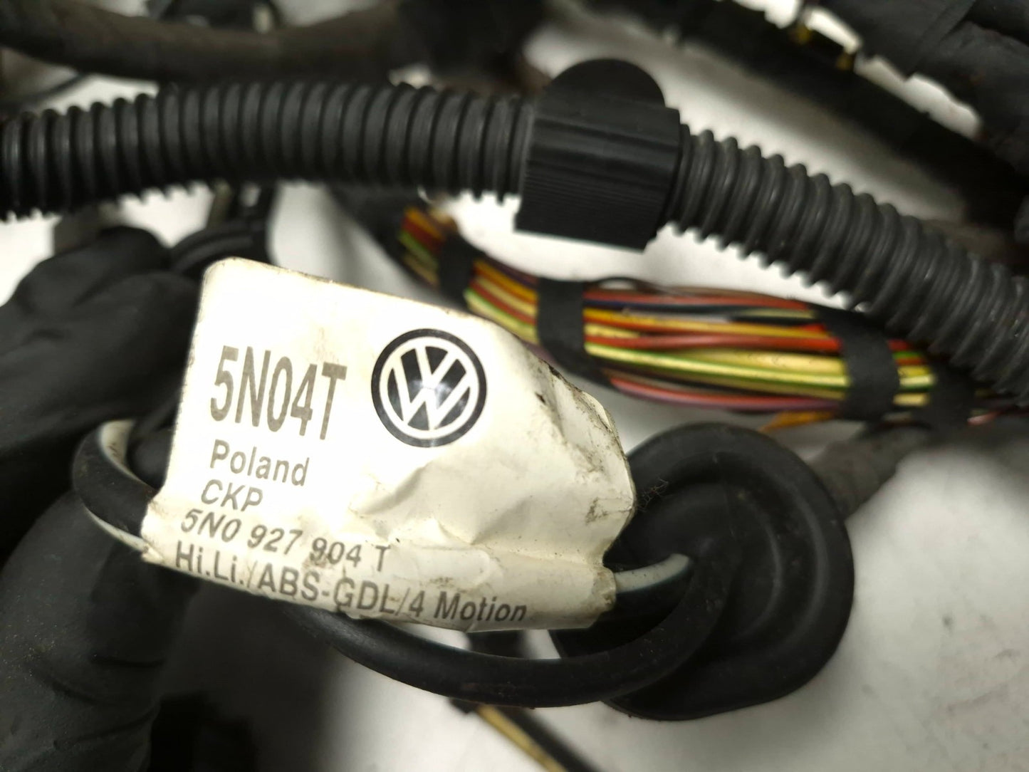 2011 Volkswagen Tiguan Interior Main Body Wire Harness W/ Fuse Box OEM