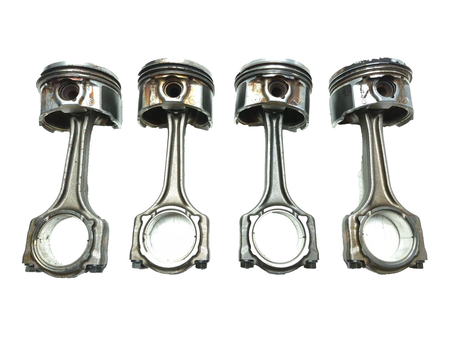 2014 Fiat 500l Piston W/ Connecting Rod 4pcs OEM