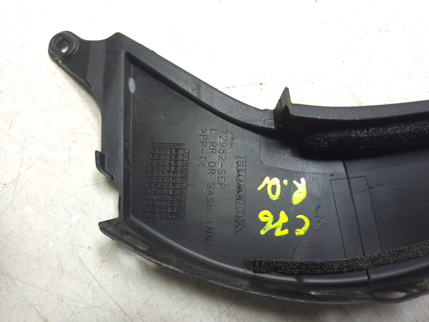 2008 Acura Tl Type-s Door Window Frame Trim Cover Front & Rear 4 Pcs OEM