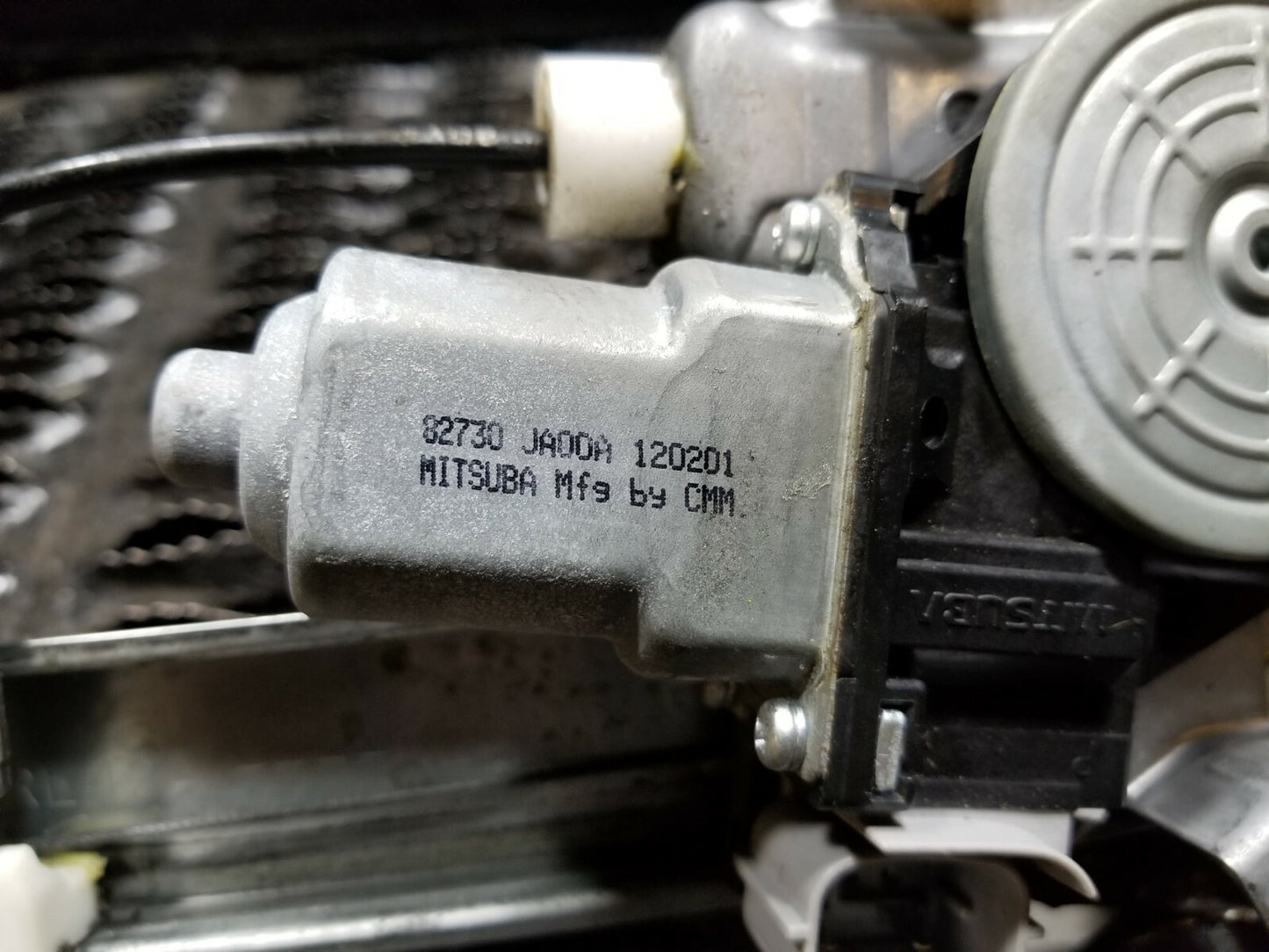 09 10 11 12 Nissan Altima Rear Right Pass Power Window Regulator Motor OEM 78k