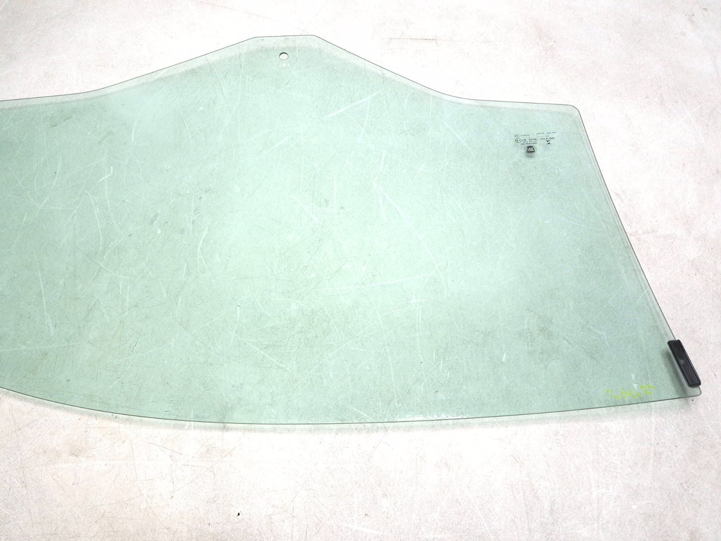 2013 Fiat 500 Turbo Front Driver Door Window Glass OEM